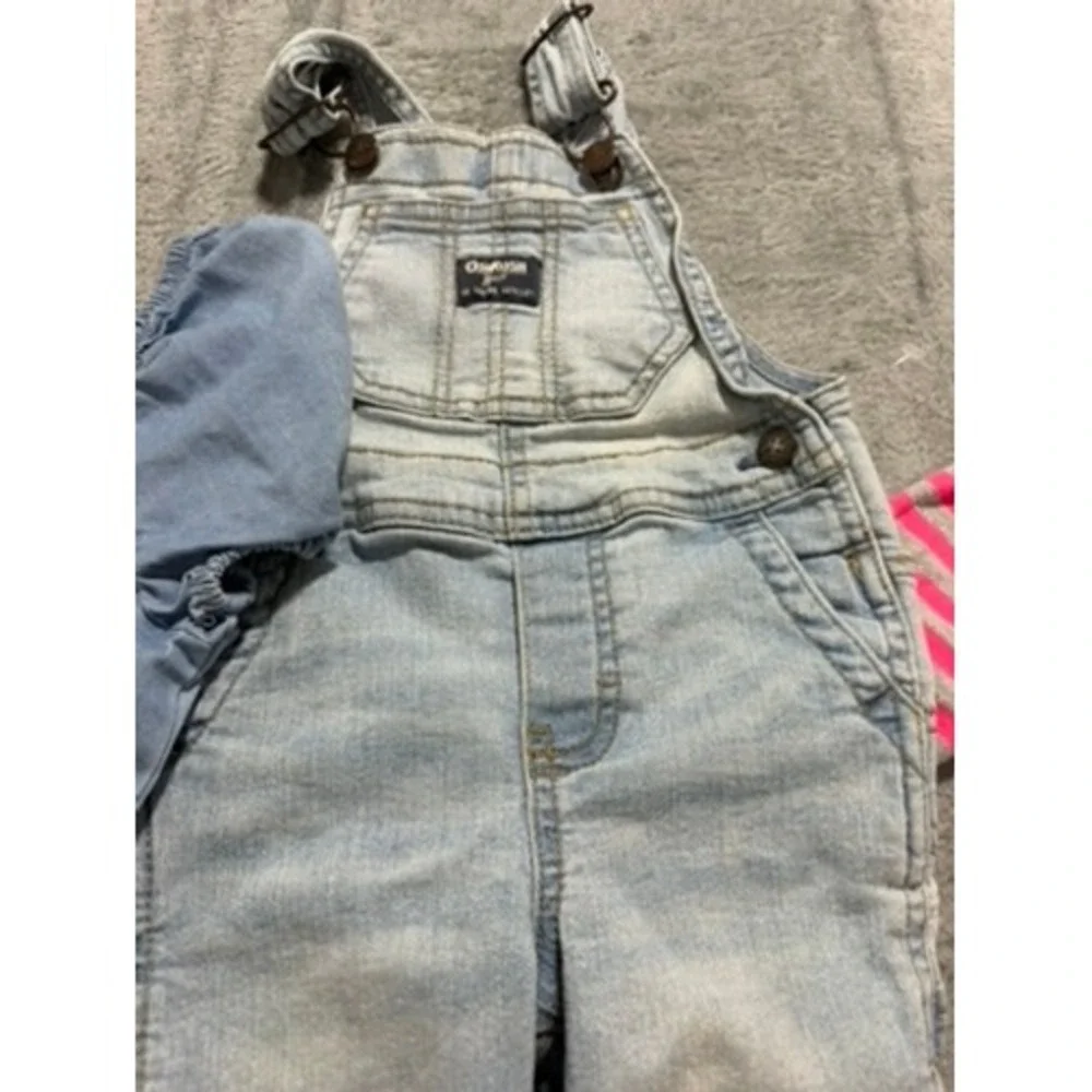 OshKosh Cat & Jack Toddler Clothes Bundle 18M 2T‎ Overalls Romper Leggings 7pc